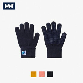 HELLY HANSEN ヘリ―ハンセン / K Plain Knit Glove プレーンニットグローブ (キッズ) (HCJ92258) (2023秋冬) (ネコポス対応)