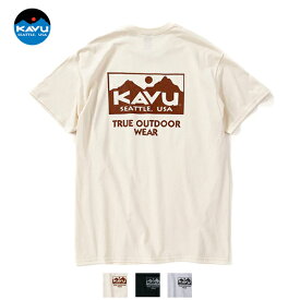 (10%OFFクーポン対象) KAVU カブー / True Logo Tee トゥルーロゴTee (19821842) (ユニセックス) (2023春夏) (ネコポス配送)