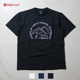 (5%OFFクーポン対象) Marmot マーモット / Mt.Everest-T マウント エベレストTシャツ (TSSMC411) (ユニセックス) (2024春夏) (ネコポス配送)