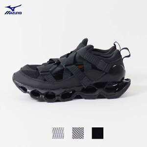 �~�Y�m mizuno / WAVE PROPHECY STRAP �E�G�[�u�v���t�F�V�[ �X�g���b�v / D1GA2519 / �u���b�N �_�[�N�x�[�W�� �I�t�z���C�gX�L������ / ���j�Z�b�N�X / 2026�t��