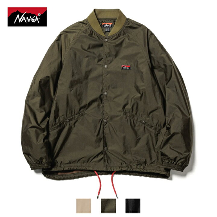 楽天市場】ナンガ NANGA / RIB COLLAR COACH JACKET リブカラーコーチ 