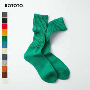 10%OFF�N�[�|���Ώ� / ���g�g ROTOTO / LOOSE PILE CREW SOCKS / R1334 / ���j�Z�b�N�X / 2025�t�� / �l�R�|�X�Ή�