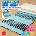 2個セット ブロックタイプ 6枚組 すのこ型除湿マット すのこマット 結露 結露対策 アレルキャッチャータイプ すのこ型吸湿マット日本製 防ダニ 消臭 吸湿 抗菌防臭 エアジョブ マックス シングル 相当 除湿マット 除湿シート エアジョブ 辻一株式会社 花粉