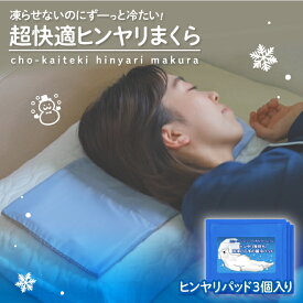 【ひんやりパッド3個+専用カバー1枚】 冷却枕 長時間 ひんやり 冷感 枕 アイスピロー 結露しない ジェルパッド ひんやり枕 凍らせない やわらか ひんやり続く 蓄冷ジェルパッド 枕パッド 冷凍不要 JAXA 特許取得 夏 熱中症対策 暑さ対策 節電 エコ kw 値下げ ゆらぐ