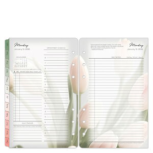 【公式】2026年1月始まり|英語版|ブルーム ・デイリー・リフィル (1日2ページ) |12ヶ月版|【フランクリン・プランナー】