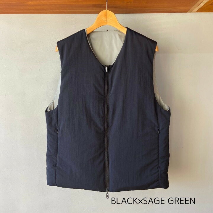 楽天市場】LAMOND ラモンド Nylon Cotton Reversible Down Vest 