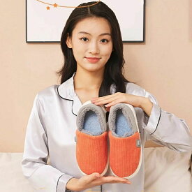 足 足の冷え対策 室内 冬スリッパ 冬用スリッパ スリッパ あったか 暖かい バッテリー付き5000mah 2個 年寄り電気スリッパ 防寒