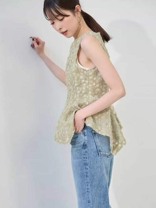 楽天市場】【SALE／50%OFF】フラワーエンブロイダリーメッシュブラウス 