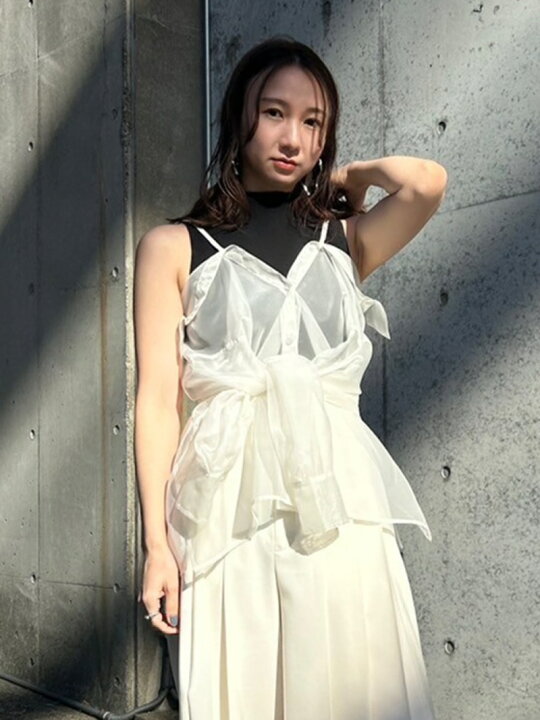 楽天市場】【SALE／40%OFF】シャツレイヤードニットトップス FRAY I.D 