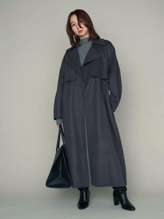 楽天市場】【SALE／50%OFF】ウェーブウールリバートレンチコート FRAY 