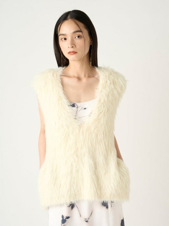 楽天市場】【SALE／50%OFF】ディープVネックジャギーニットベスト FRAY  