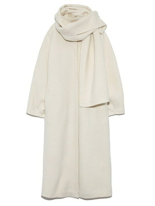 楽天市場】【SALE／40%OFF】マフラー付きダブルフェイスコート FRAY  