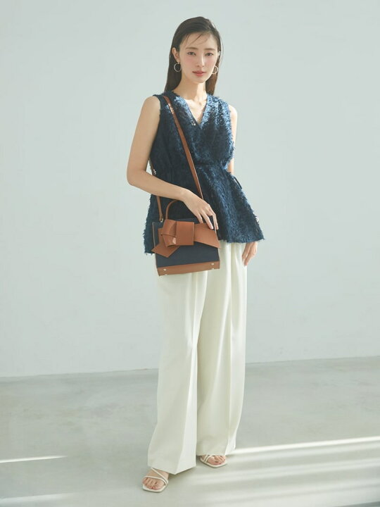 楽天市場】[LIMITED]ペプラムフリンジトップス FRAY I.D フレイ  