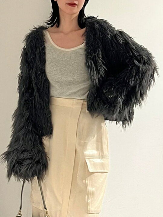 楽天市場】フェザーフリンジ2wayニット FRAY I.D フレイ アイディー  