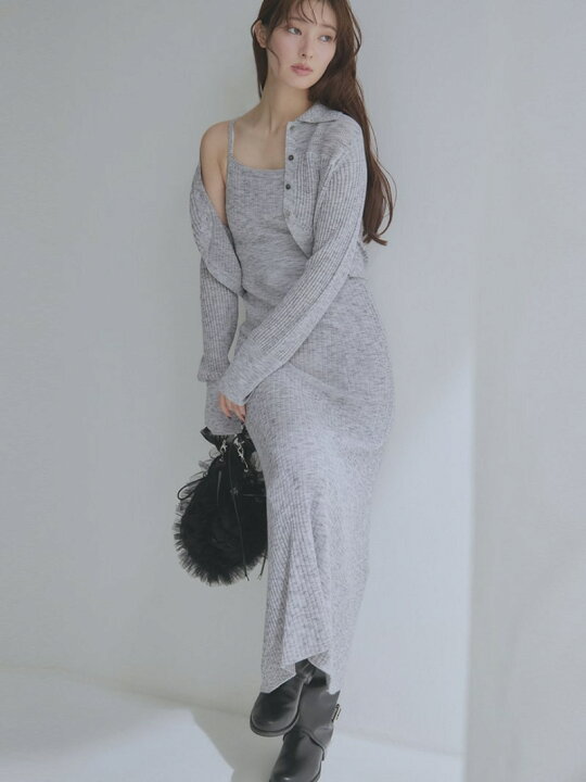 楽天市場】【SALE／40%OFF】カーディガンセットキャミ2wayワンピース  
