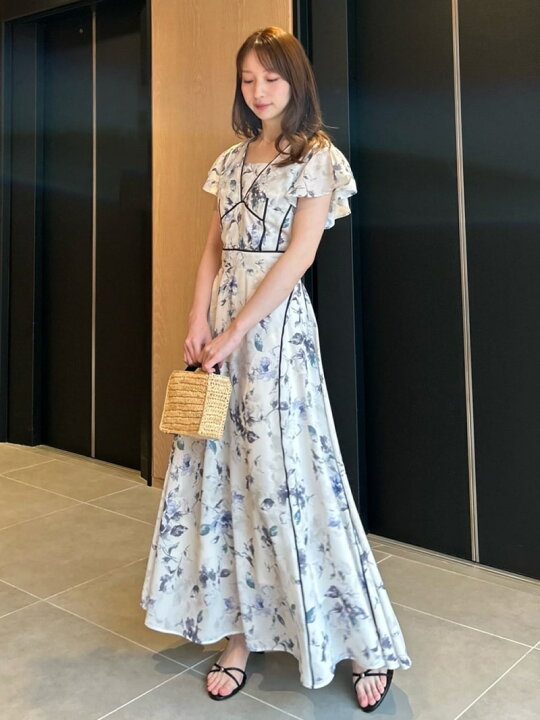 楽天市場】【SALE／40%OFF】【00サイズあり】サテンパイピングプリント  