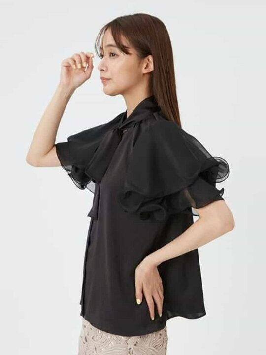 楽天市場】【SALE／40%OFF】ウィングスリーブボウタイブラウス FRAY 