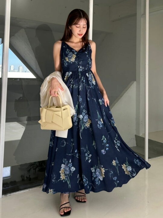 楽天市場】【SALE／50%OFF】ボタニカルプリントキャミソールワンピース  