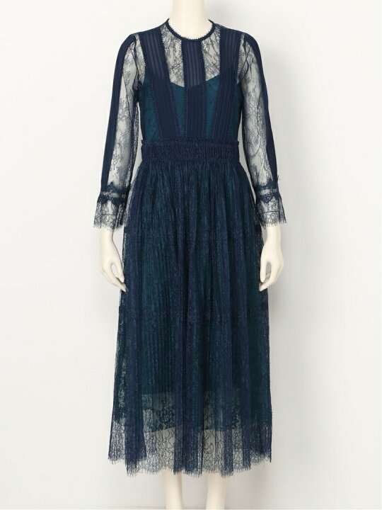 楽天市場】【SALE／45%OFF】ピンタックシフォンレースOP FRAY I.D  