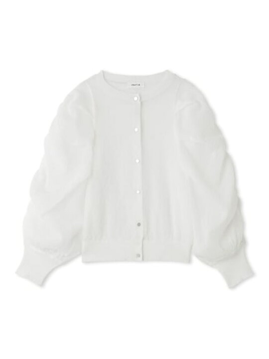 楽天市場】【SALE／30%OFF】ギャザーバルーンパフスリーブシアー  