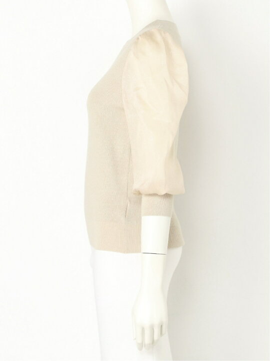 楽天市場】【SALE／40%OFF】スパークシフォンスリーブニット FRAY I.D  