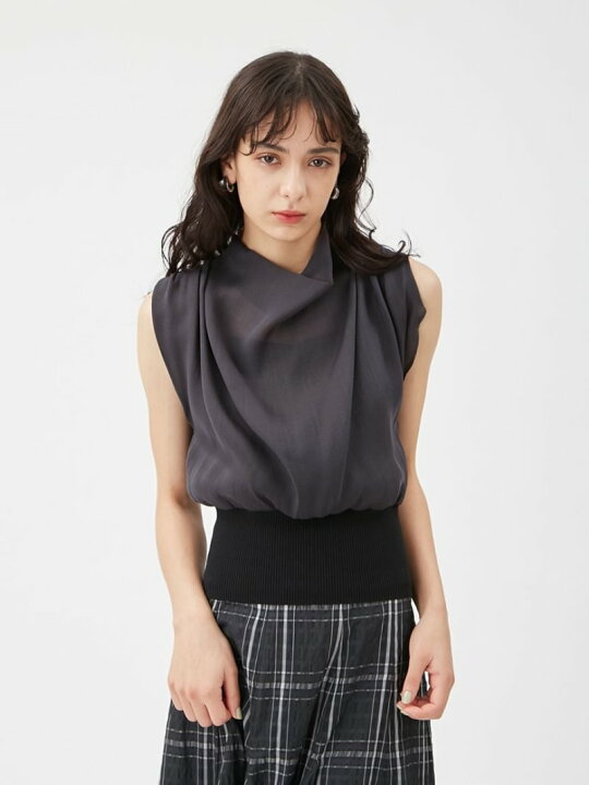 楽天市場】【SALE／40%OFF】ウエストリブシアードレープトップス FRAY 