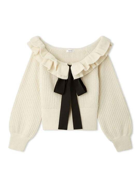 楽天市場】【SALE／50%OFF】フリルカラーケーブルプルオーバー FRAY 