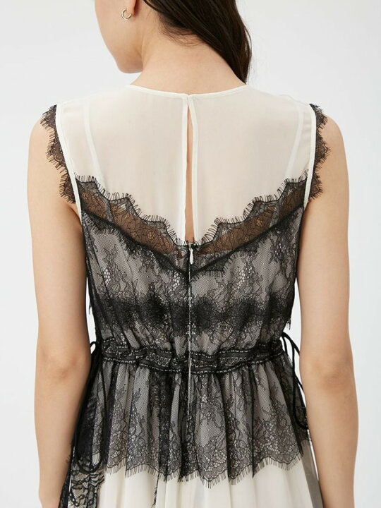 楽天市場】【SALE／50%OFF】レーストリムフレアドレス FRAY I.D フレイ  