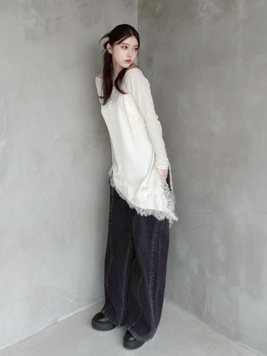 楽天市場】【SALE／50%OFF】レーストリムキャミチュニック FRAY I.D 