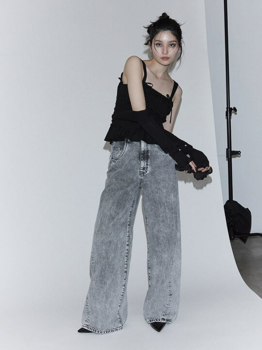 楽天市場】【SALE／40%OFF】ワイドストレートデニムパンツ FRAY I.D 