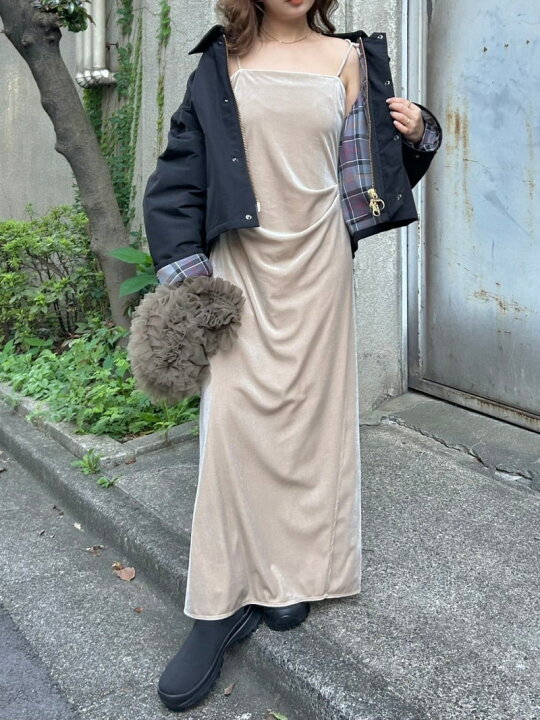 楽天市場】【SALE／30%OFF】ベロアキャミソールラップドレス FRAY I.D 