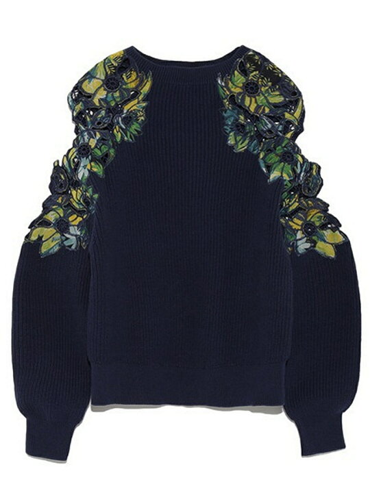 楽天市場】【SALE／40%OFF】エンブロイダリー肩開きニット FRAY I.D  