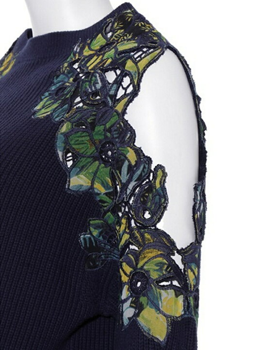 楽天市場】【SALE／40%OFF】エンブロイダリー肩開きニット FRAY I.D  