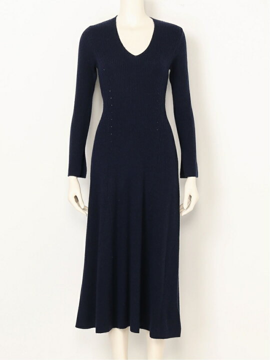楽天市場】【SALE／45%OFF】ウールカシミアVネックリブワンピ FRAY I.D  