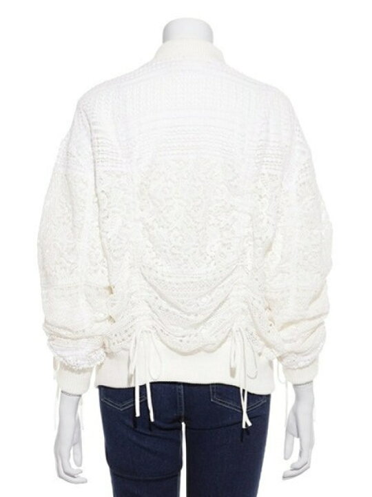 楽天市場】【SALE／40%OFF】レースルーズシャーリングブルゾン FRAY 