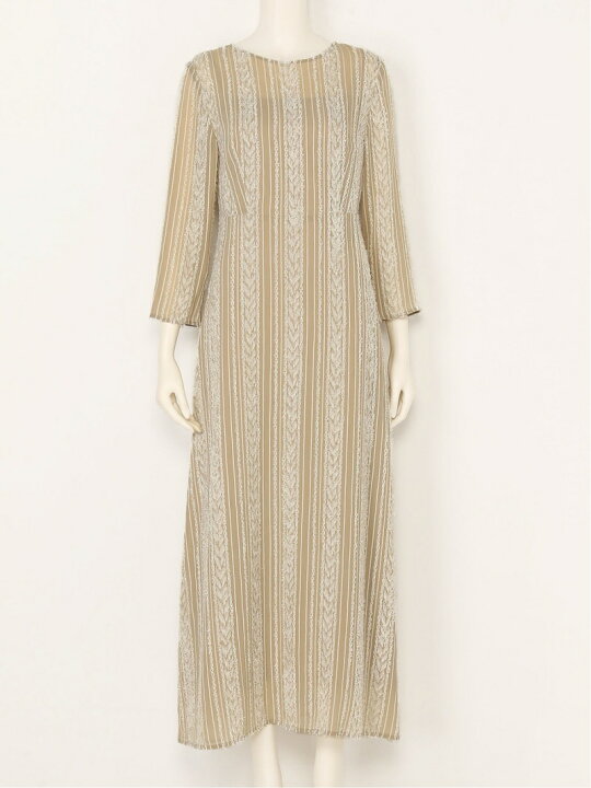 楽天市場】【SALE／45%OFF】ストライプカットジャガードドレス FRAY  