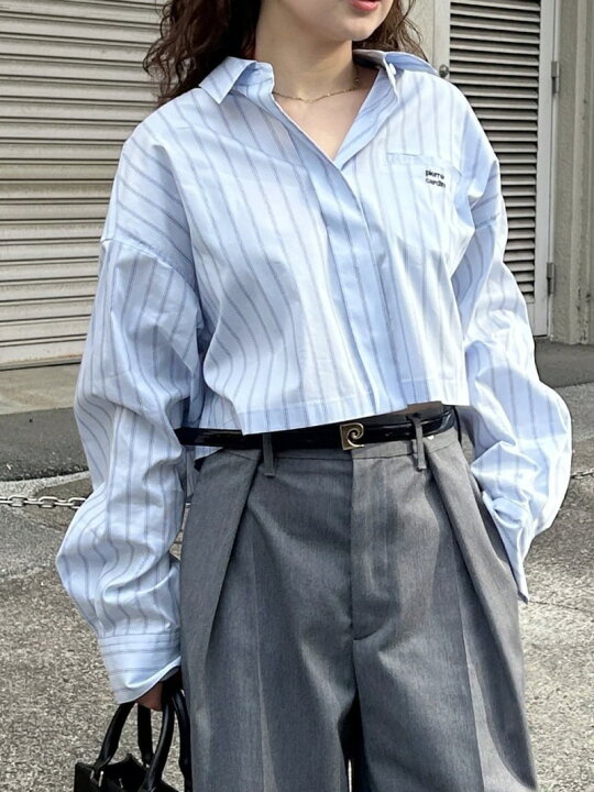 楽天市場】【SALE／30%OFF】【pierre cardin】クロップドオーバー 