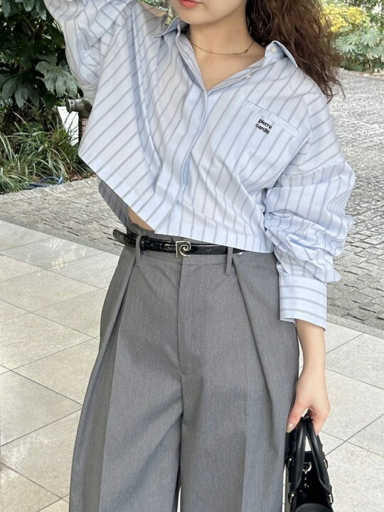 楽天市場】【SALE／30%OFF】【pierre cardin】クロップドオーバー 