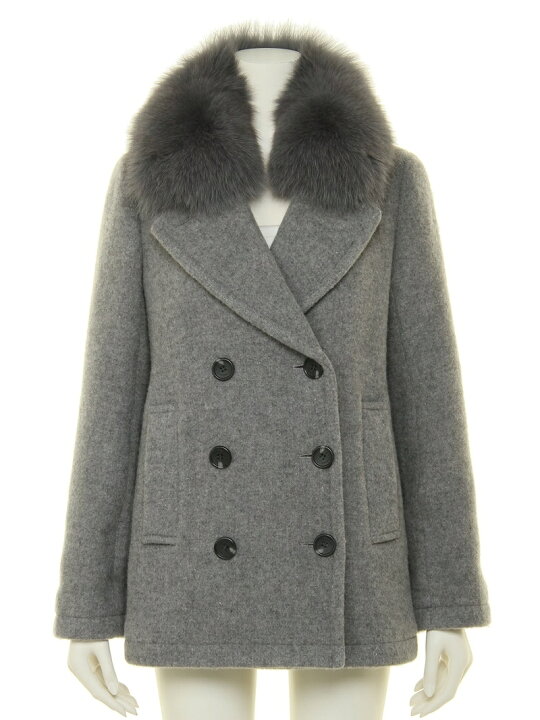 楽天市場】【SALE／30%OFF】ファーカラーPコート FRAY I.D フレイ 