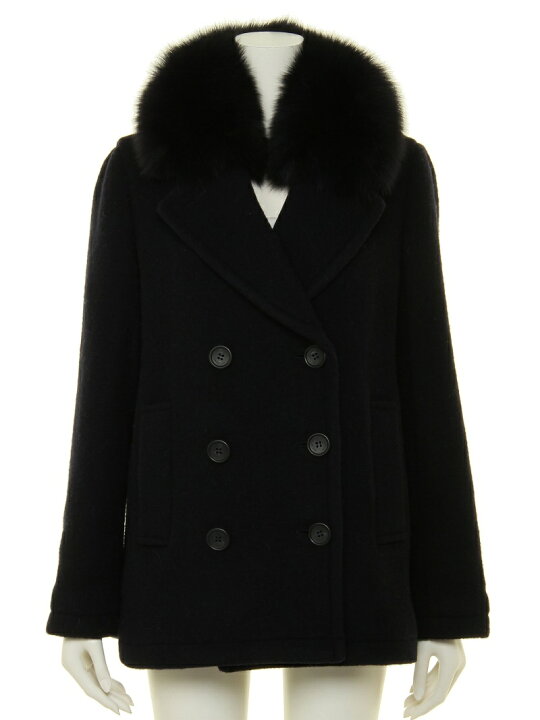 楽天市場】【SALE／30%OFF】ファーカラーPコート FRAY I.D フレイ 