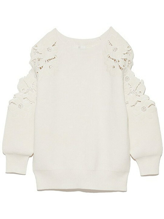 楽天市場】【SALE／40%OFF】エンブロイダリー肩開きニット FRAY I.D  