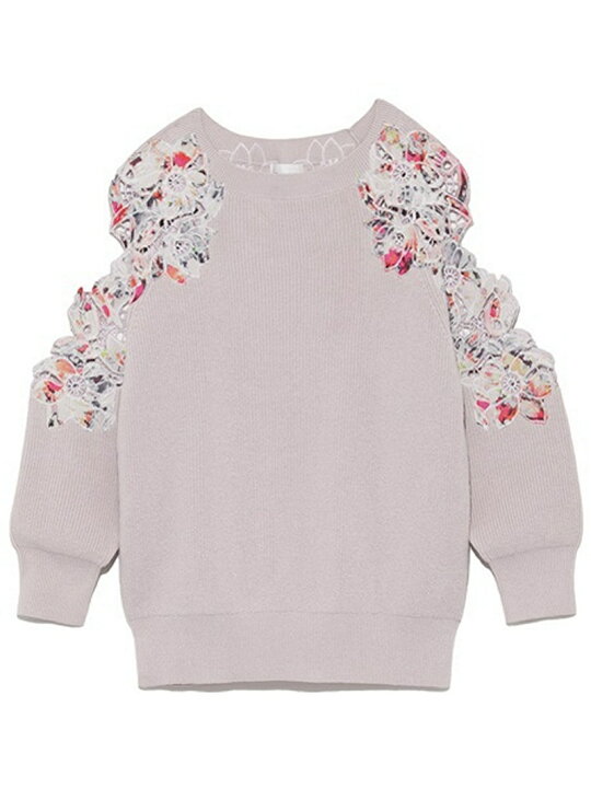 楽天市場】【SALE／40%OFF】エンブロイダリー肩開きニット FRAY I.D  