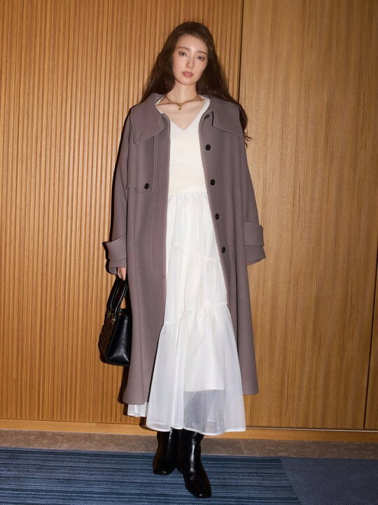 楽天市場】【SALE／50%OFF】ウールリバーバルマカンコート FRAY I.D  