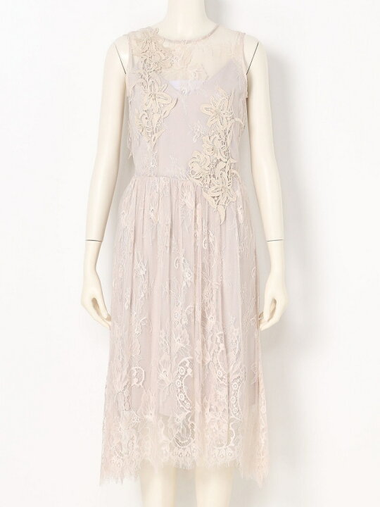 楽天市場】【SALE／45%OFF】チュールレースフレアーワンピ FRAY I.D  