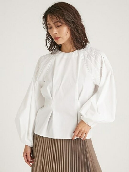 楽天市場】【SALE／40%OFF】タックパフスリーブブラウス FRAY I.D 