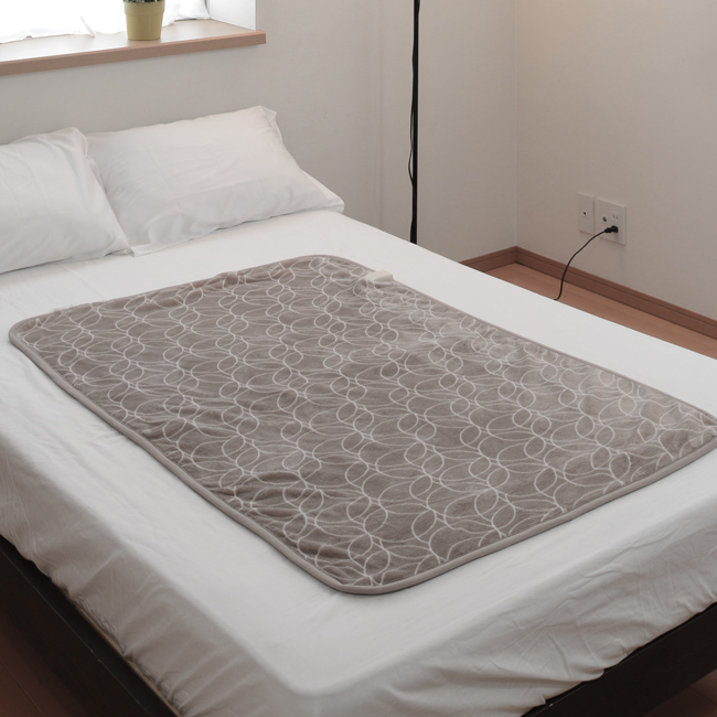 楽天市場】【送料無料】電気毛布 しき毛布 約130×80cm フランネル