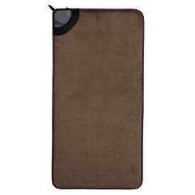 【15%OFFクーポン】電気ホットマット 電気マット 電気座布団 長方形 80cm×40cm 一人用 ミニマット フランネル 中肉厚 滑らか 電気カーペット ホットカーペット ミニ 節電 足元 暖房器具 ブラウン ギフト 誕生日 FRM801H-B フリーダム 車中泊 キャンプ オフィス 仕事