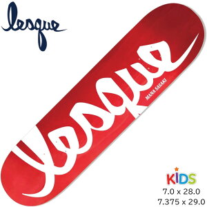 XP fbL XP[g{[h LbYfbL LbY fbL LESQUE DECK TEAM LOGO DECK XP[g{[h XP{[ SKATEBOARD fbL LOGO Red Mana Sasaki
