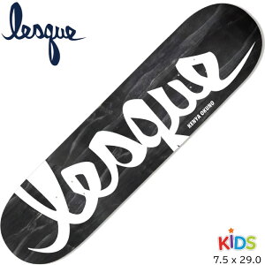 XP fbL XP[g{[h LbYfbL LbY fbL LESQUE DECK TEAM LOGO DECK XP[g{[h XP{[ SKATEBOARD fbL LOGO Black Kenya Okuno
