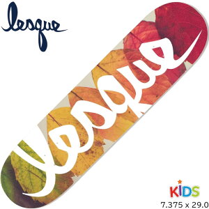 XP fbL XP[g{[h LbYfbL LbY fbL LESQUE DECK TEAM LOGO DECK XP[g{[h XP{[ SKATEBOARD fbL LOGO AUTUMN LEAVES